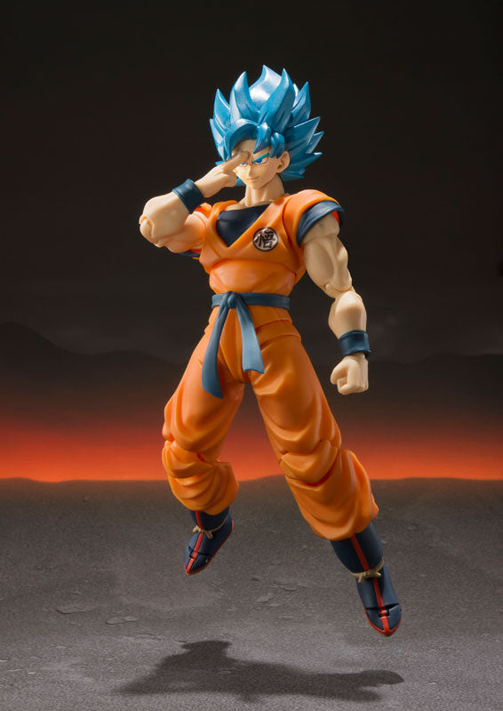 S.H. Figuarts Goku God Super Saiyan Sayayin Azul Dragon Ball Super Bandai