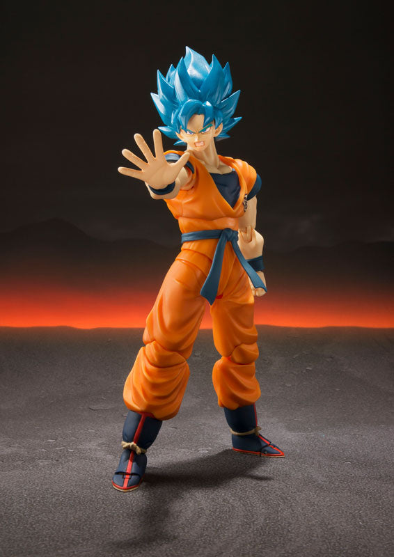 S.H. Figuarts Goku God Super Saiyan Sayayin Azul Dragon Ball Super Bandai